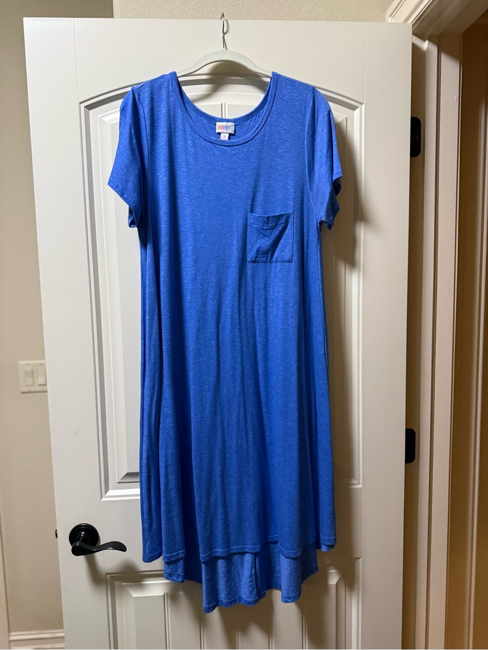 LuLaRoe Cobalt Blue High-Low Pocket Dress